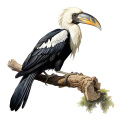 Fototapeta premium Hornbill Isolated