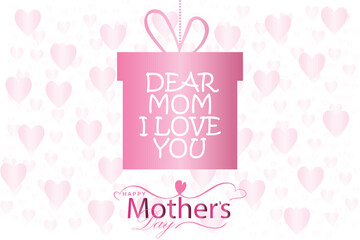 Happy Mother's Day. banner, Greeting card, poster