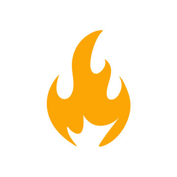 orange fire flame