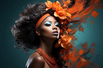 day for freedom, end of slavery, black history, Pan African flag, black fist raised for Black History Month, Africa © fadi