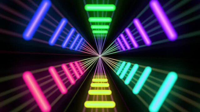 mesmerizing beats and visual backlight dance DJ concert VJ Loop abstract animation. Let the music and visuals transport you to a realm where rhythm and light collide in a symphony of sensations