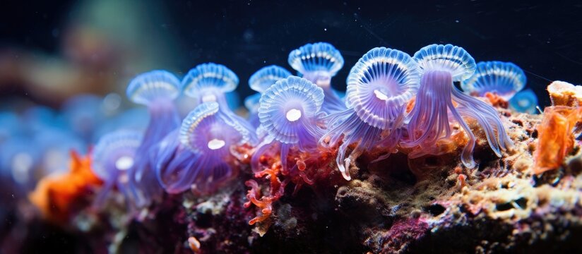 Invertebrate class Ascidiacea member, called tunicates or ascidians, at Raja Ampat, Indonesia. Underwater photography and travel.
