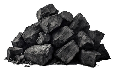 Charcoal Isolated