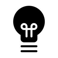 Light bulb icons for creativity and innovation