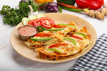 Mexican cuisine Taco with meat