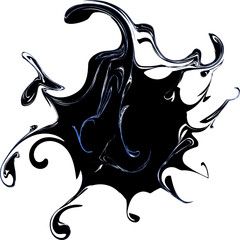 Oily Liquid Wave spreading