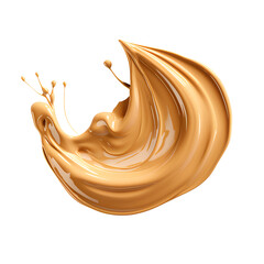 peanut butter paste, isolated isolated over white background, in the style of symmetrical asymmetry, medium format lens, texture-based, mote kei, commission for, presentation of human form