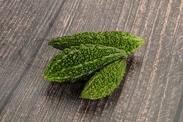 Green raw bitter lemon vegetables