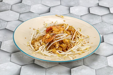 Pad thai - noodle with shrimps