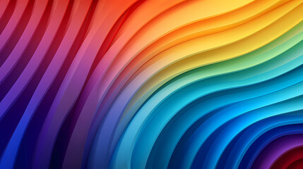 vibrant rainbow gradient curve design for modern backgrounds
