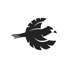 Cardinal Bird Logo template Isolated. Brand Identity. Icon Abstract Vector graphic