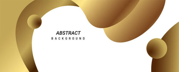 Abstract golden background isolated on white