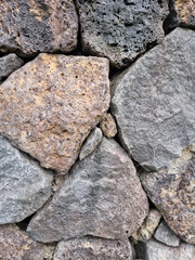 
It is a wall made of basalt.