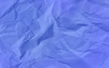 Crumpled paper texture, blue color