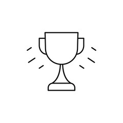 Exquisite Awards and Bonuses Vector Icons Set - Modern Thin Line Illustrations for Success and Recognition! Discover a collection of editable icons, including Cups, Awards, Medals, Diplomas, Champion,