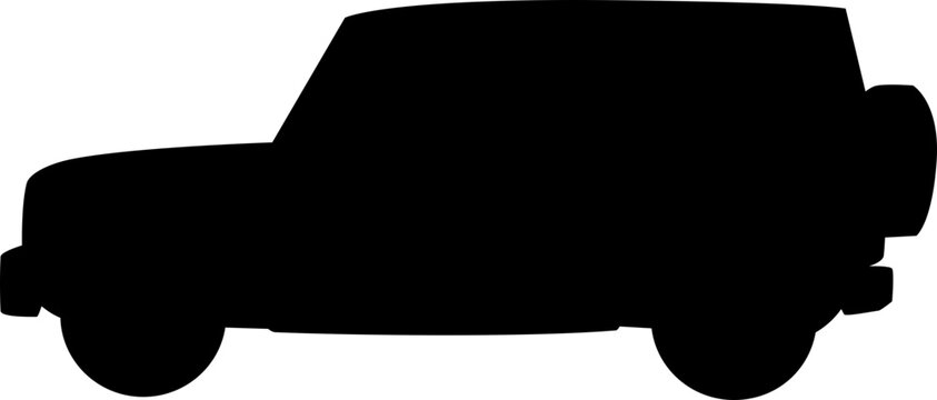 black suv silhouette side view clip art preview