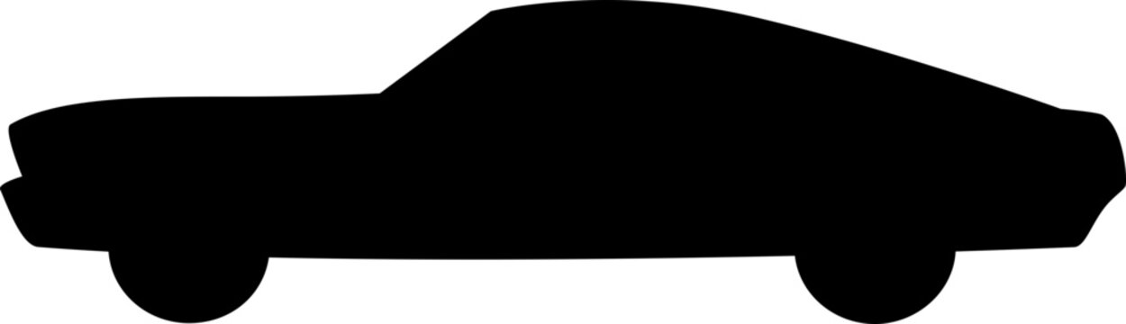 black car silhouette side view clip art preview
