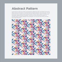Abstract pattern design, Creative Concept, Graphic Design Element,  Stylish concept for multiple use