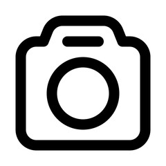 camera line icon - obrazy, fototapety, plakaty