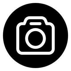 camera glyph icon