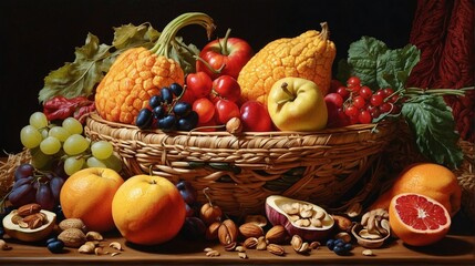 Obraz na płótnie Canvas fruit and vegetables