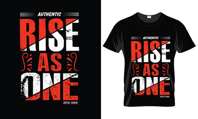  modern typography t-shirt design, for business fashion printing