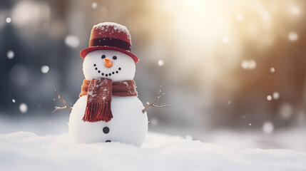 Snowman pictures in winter
