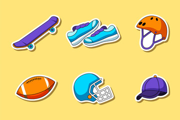 Set Collection of Sport Sticker