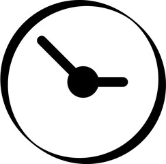 Clock vector shape