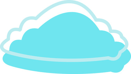 cloud vector shape