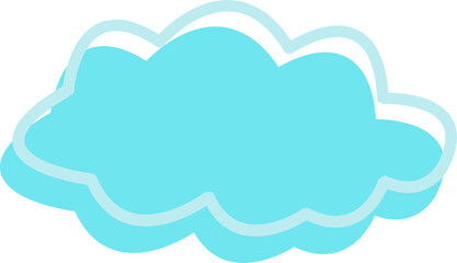 cloud vector shape