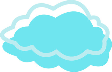 cloud vector shape