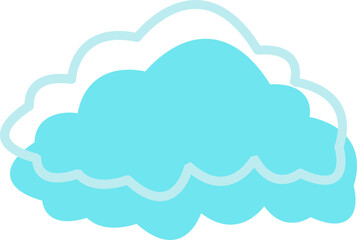 cloud vector shape