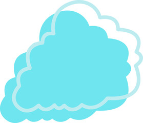 cloud vector shape