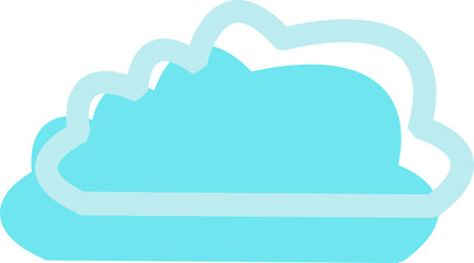 cloud vector shape