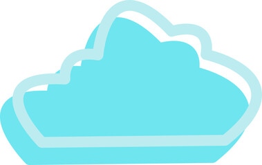 cloud vector shape