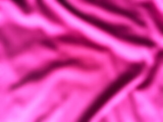 Dark pink background with light and shadow wave pattern of fabric for design.