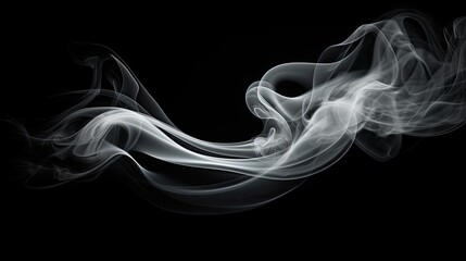 Smoke effect image. Generative AI