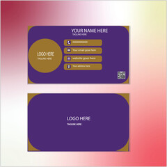 Business Card Layout with Blu 