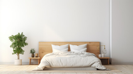 Elegant minimalist bedroom design