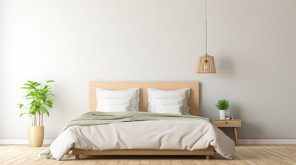 Elegant minimalist bedroom design