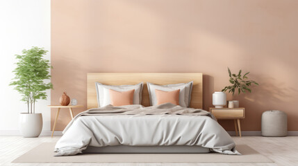 Elegant minimalist bedroom design