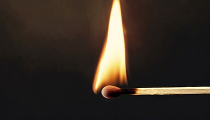 match black background burning fire and flame