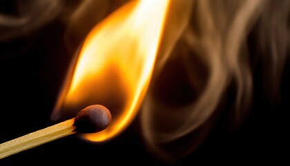 match black background burning fire and flame