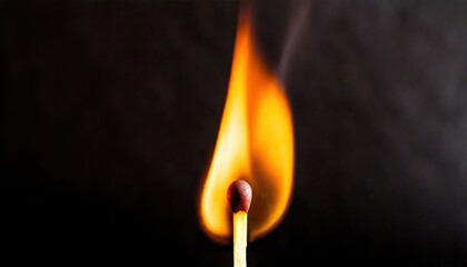 match black background burning fire and flame