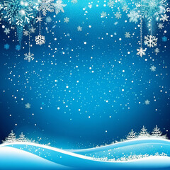 Naklejka na ściany i meble christmas, snow, winter, snowflake, star, holiday,