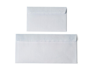 Envelope mock up, white blank empty copy space paper