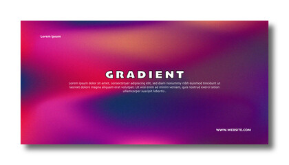 Abstract color gradient modern blurred background and film grain texture template with an elegant