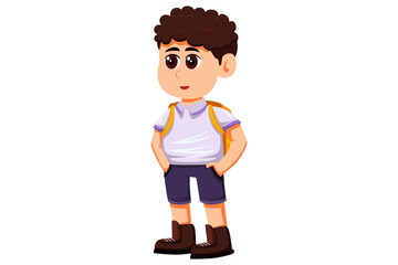 Back to School Character Design Illustration