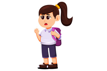 Back to School Character Design Illustration